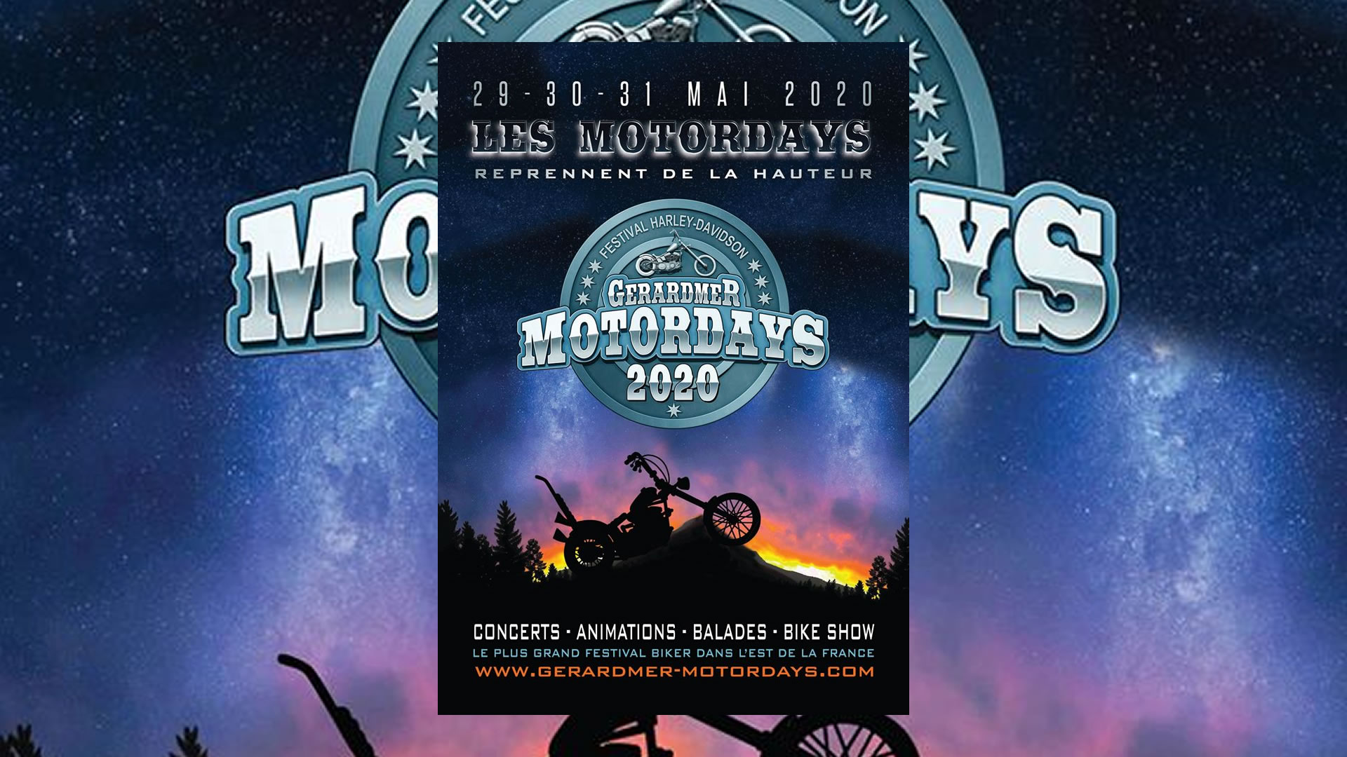 Gérardmer Motordays 2020 : Festival Rock et Bikers